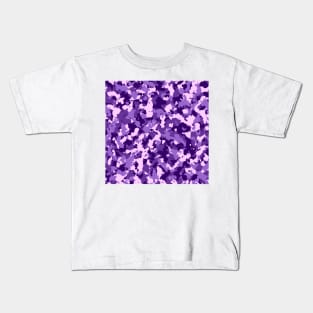 Purple Camouflage Kids T-Shirt